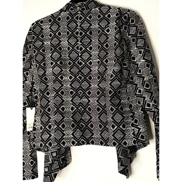 JAIME Open Front Drape Jacket Women's Size Medium Large New with tag k51 - Picture 13 of 16